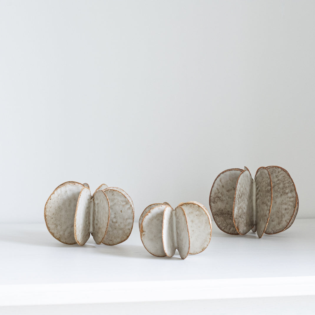 Set de 2 Objet Pétale Blanc