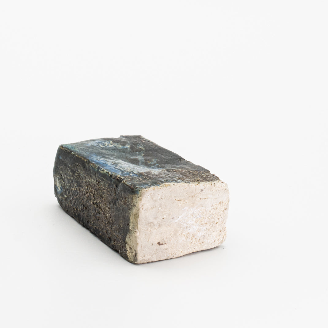 Small dry blue vase, unique piece