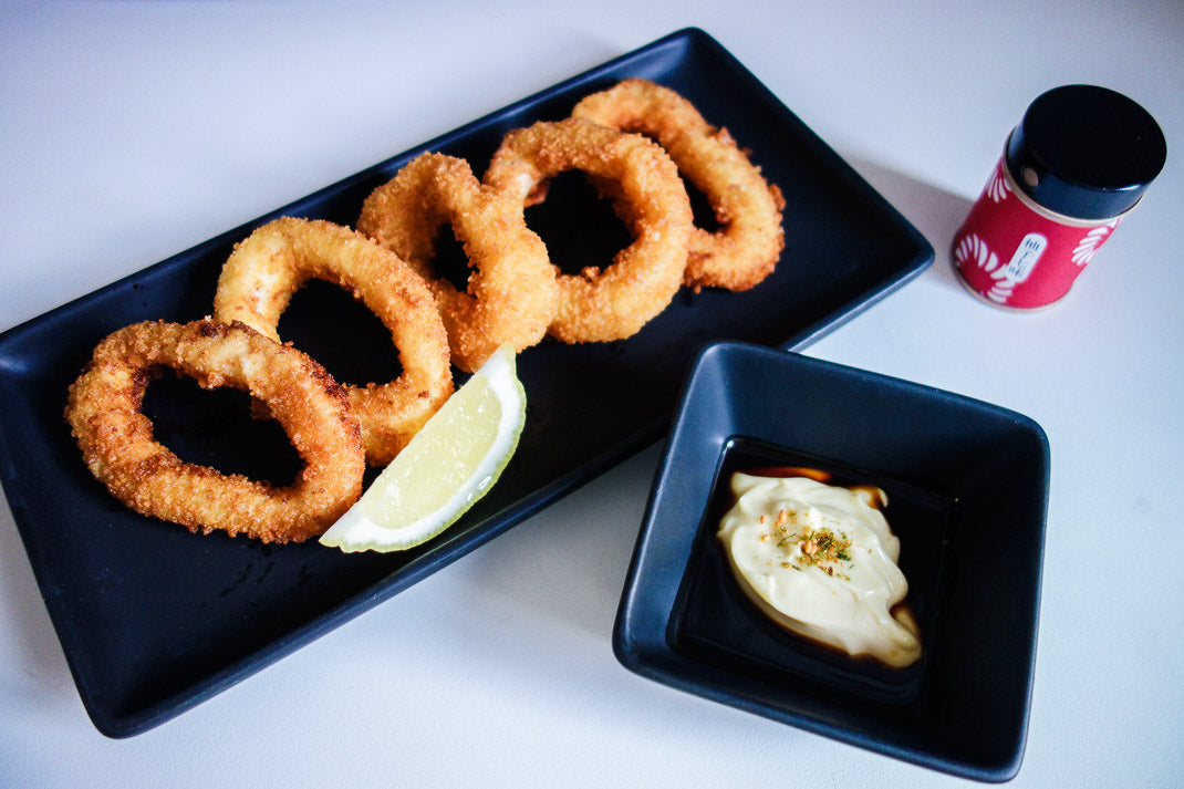 Ika ring : Encornets / Calamars frits à la japonaise