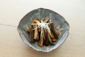 Braised eggplant with miso and ginger