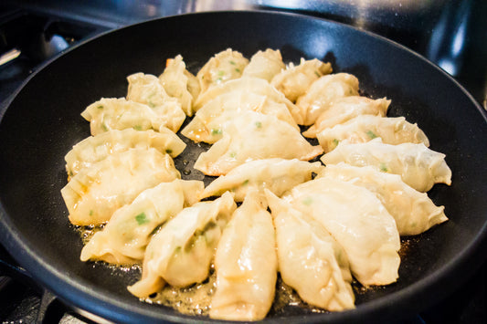 La cuisson des Gyozas