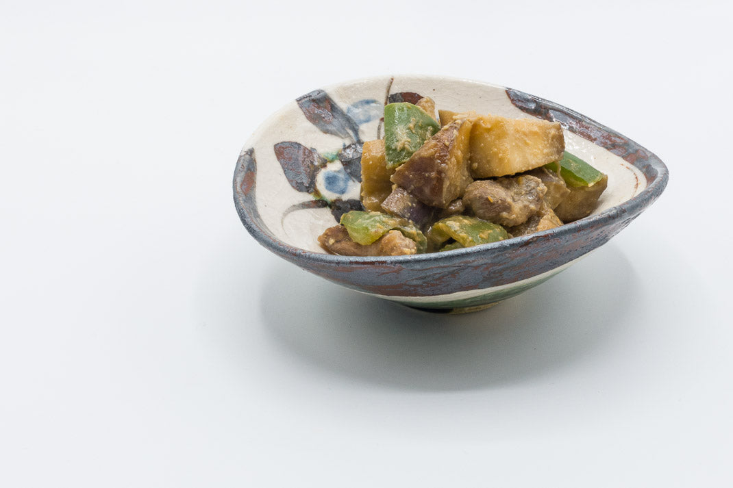 Stir-fried eggplant and pepper with Miso -Nabéshigi-
