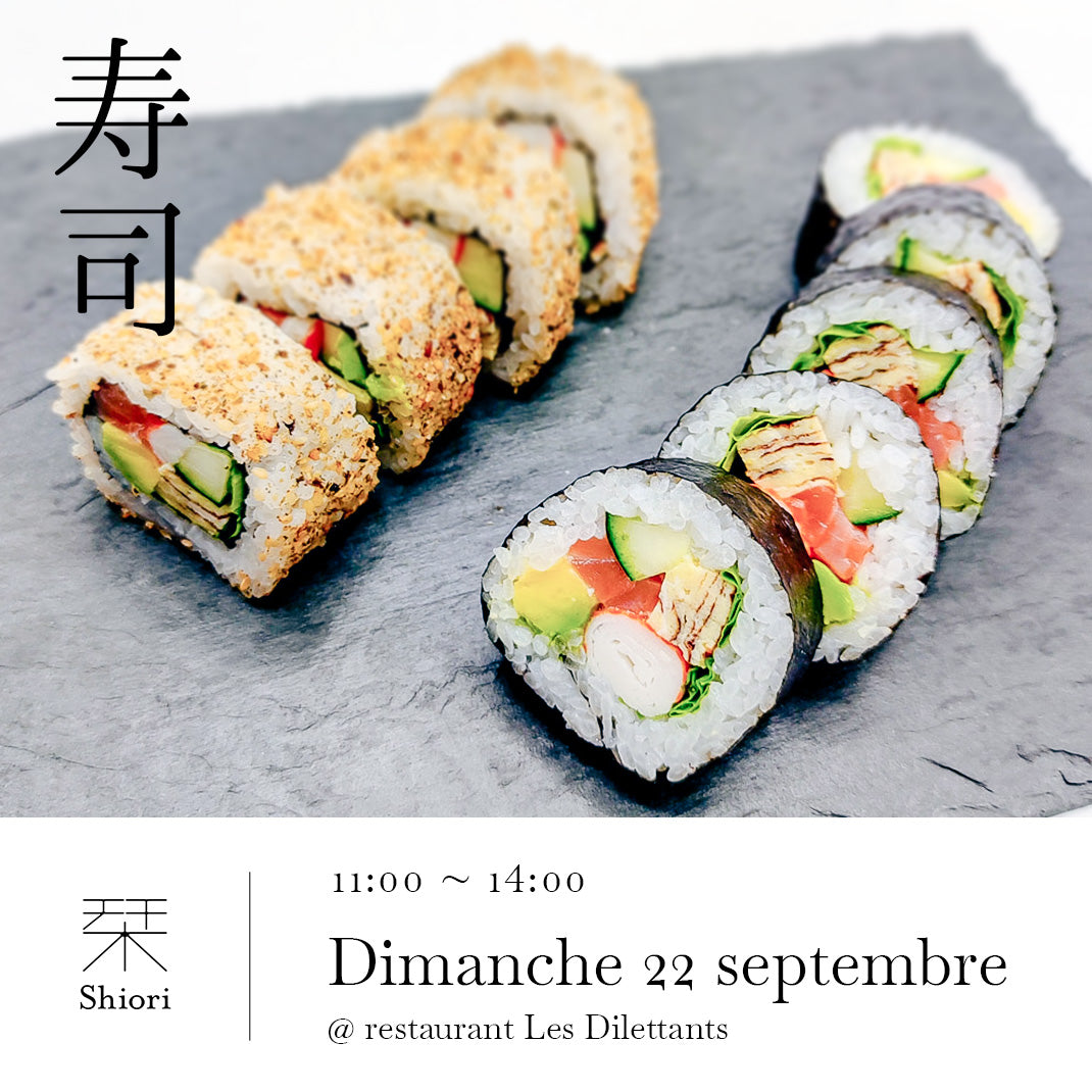 Atelier Sushi maison dimanche 22/09/2024