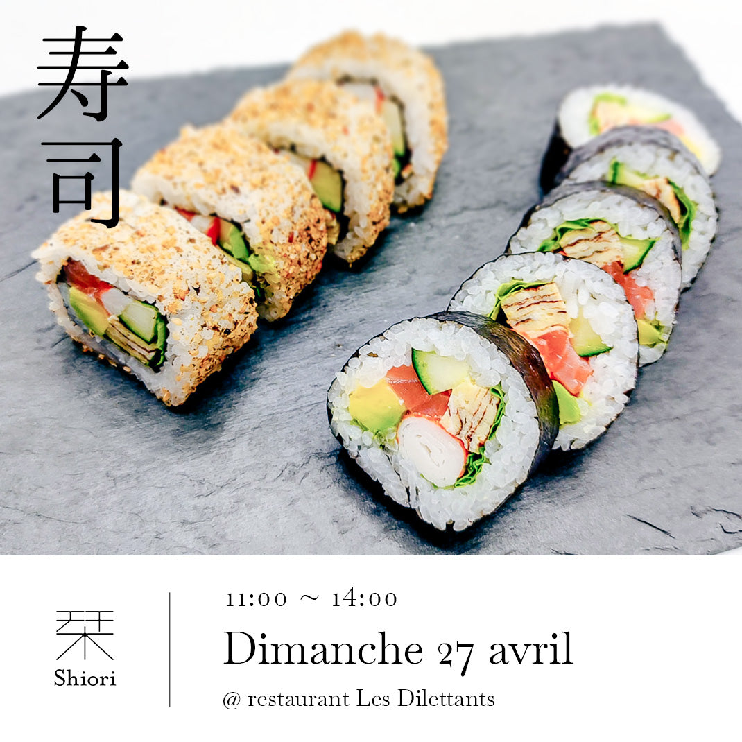 Atelier Sushi maison dimanche 27/04/2025