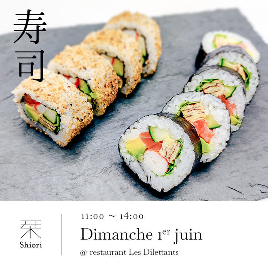 Atelier Sushi maison dimanche 01/06/2025