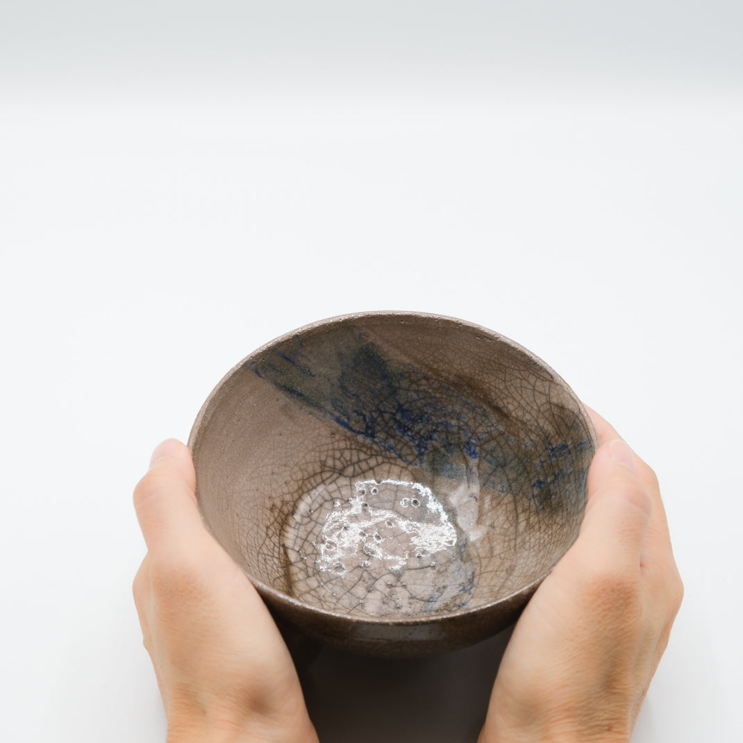 Matcha bowl Raku Sakura 桜, unique piece