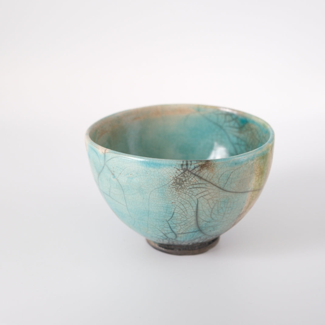 Matcha bowl Raku Sakura 桜, unique piece