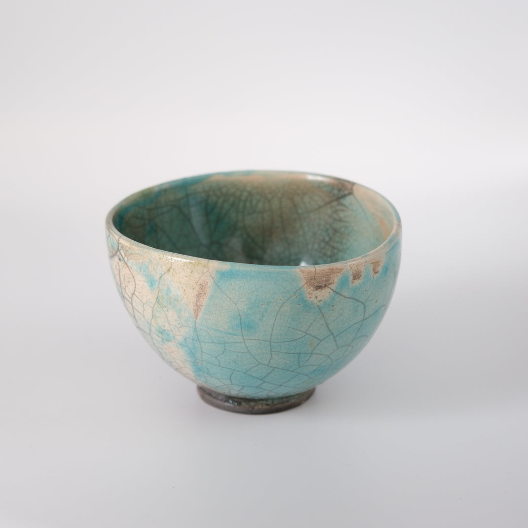 Matcha bowl Raku Sakura 桜, unique piece