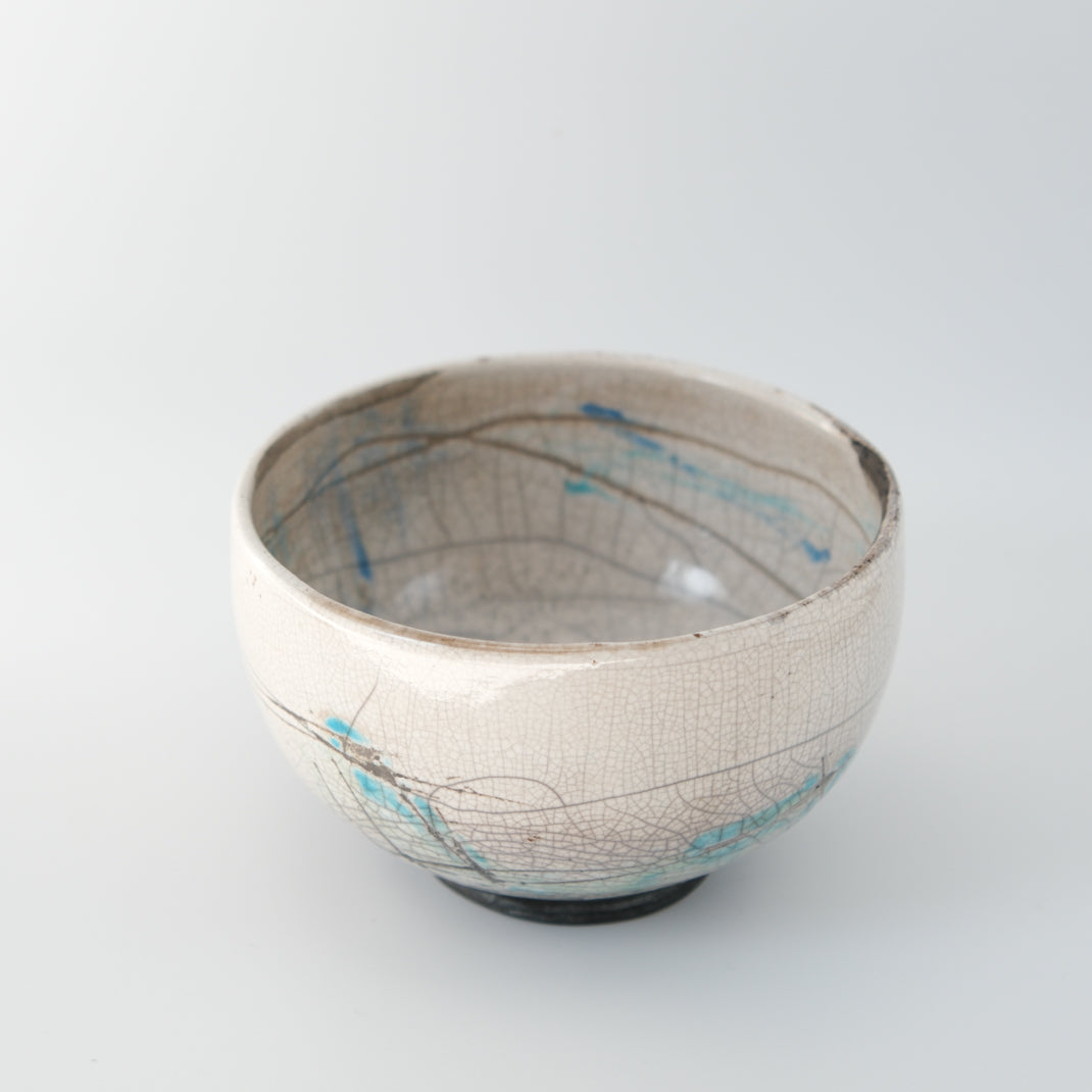 Matcha bowl Raku Sakura 桜, unique piece