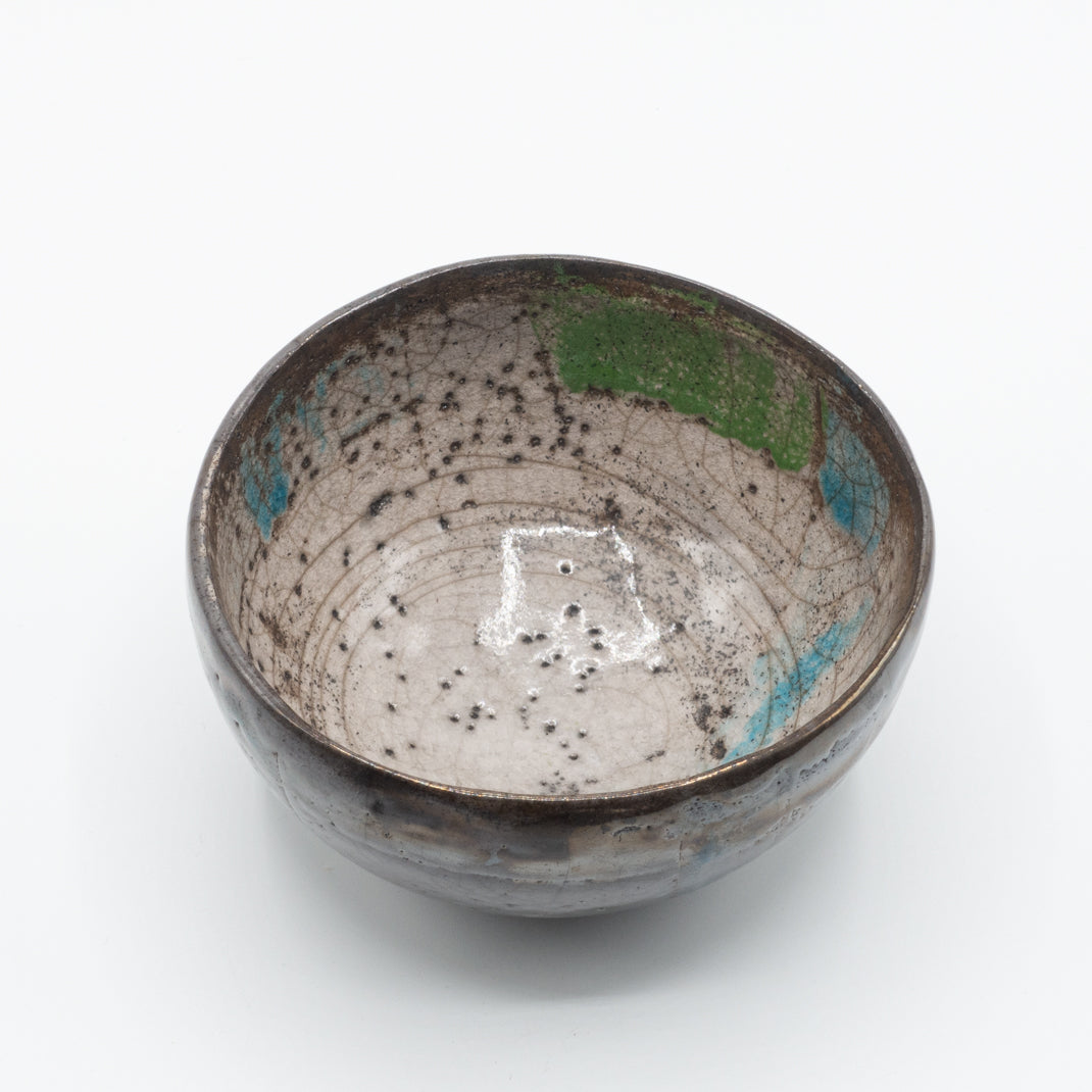 Matcha bowl Raku Akishiguré 秋時雨, unique piece