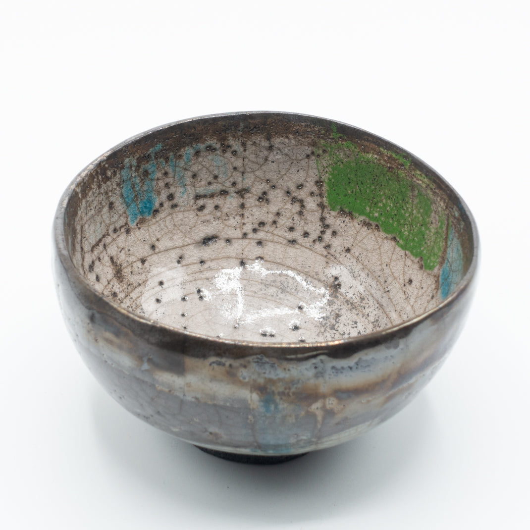 Matcha bowl Raku Akishiguré 秋時雨, unique piece