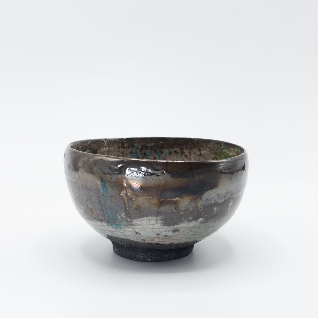 Matcha bowl Raku Akishiguré 秋時雨, unique piece