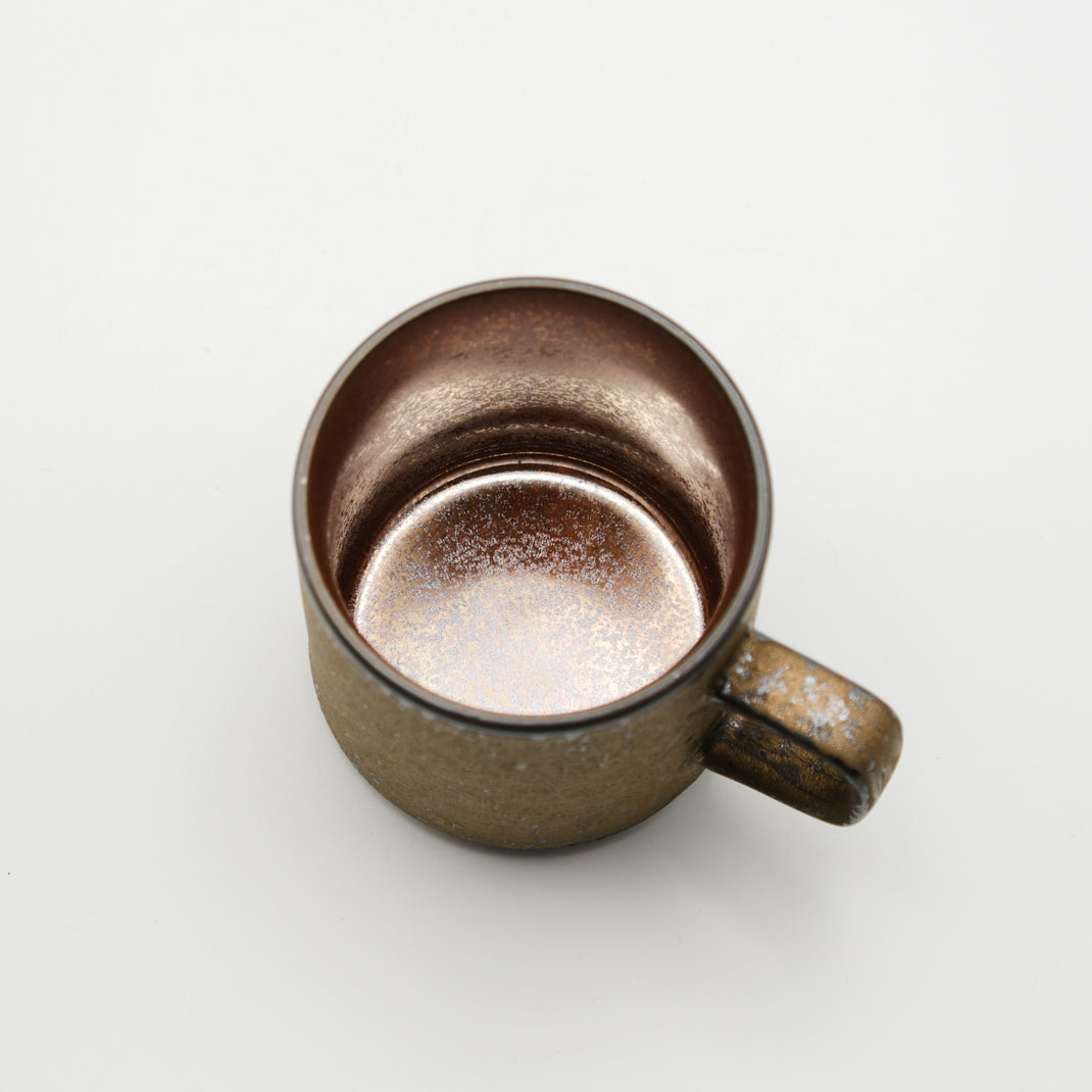 Ceramic metal mug