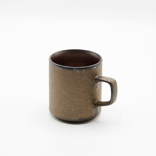 Mug métallique en céramique