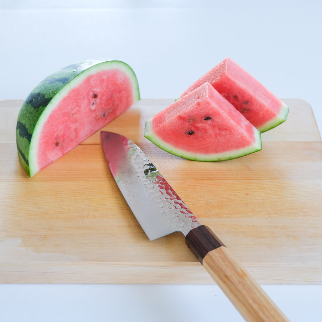 Couteau japonais Santoku martelé 170 mm