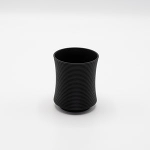 TURARI wooden cup つらり Black