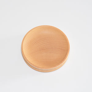 Small flat wooden plate TURARI つらり Nature