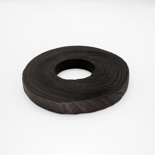 Burnt Kiri wood trivet - medium