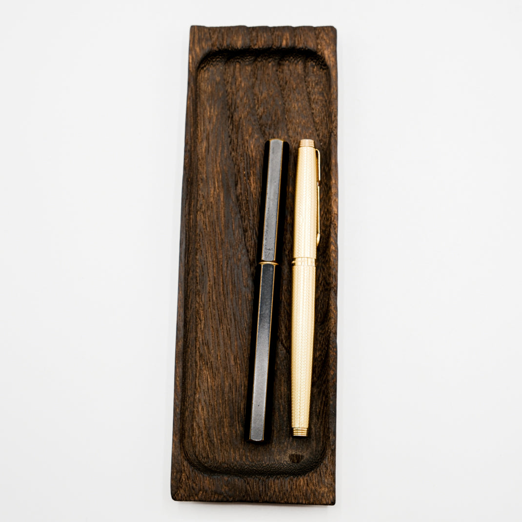Porte stylo en bois brûlé Kiri