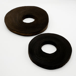 Dessous de plat en bois de Kiri brûlé - moyen