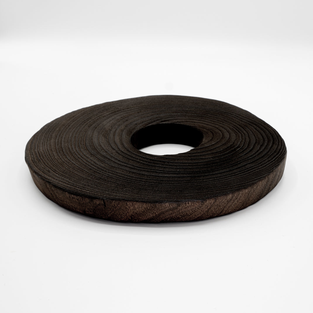 Dessous de plat en bois de Kiri brûlé - grand