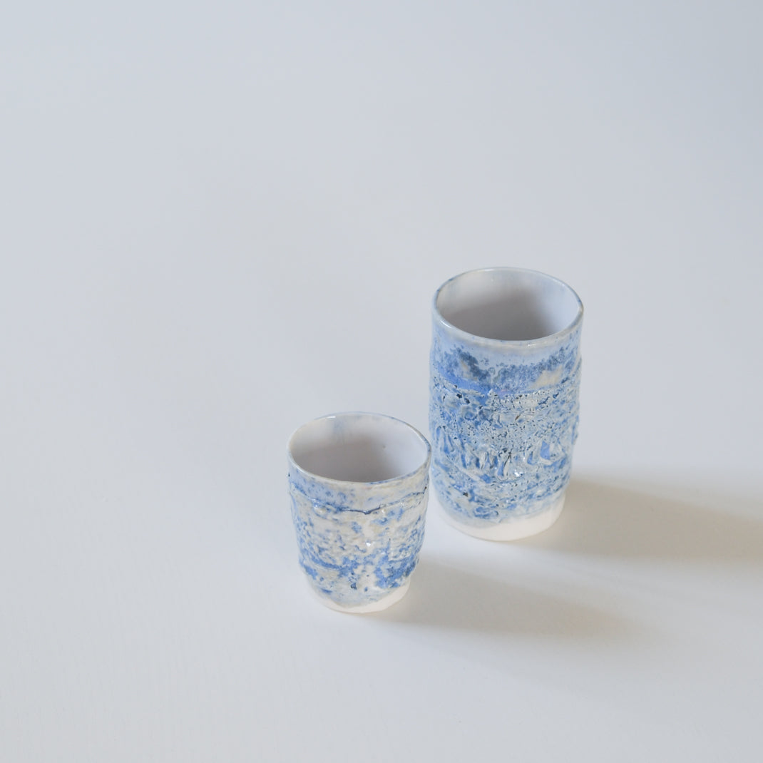 Set of 2 small Sora 空 vases, unique pieces