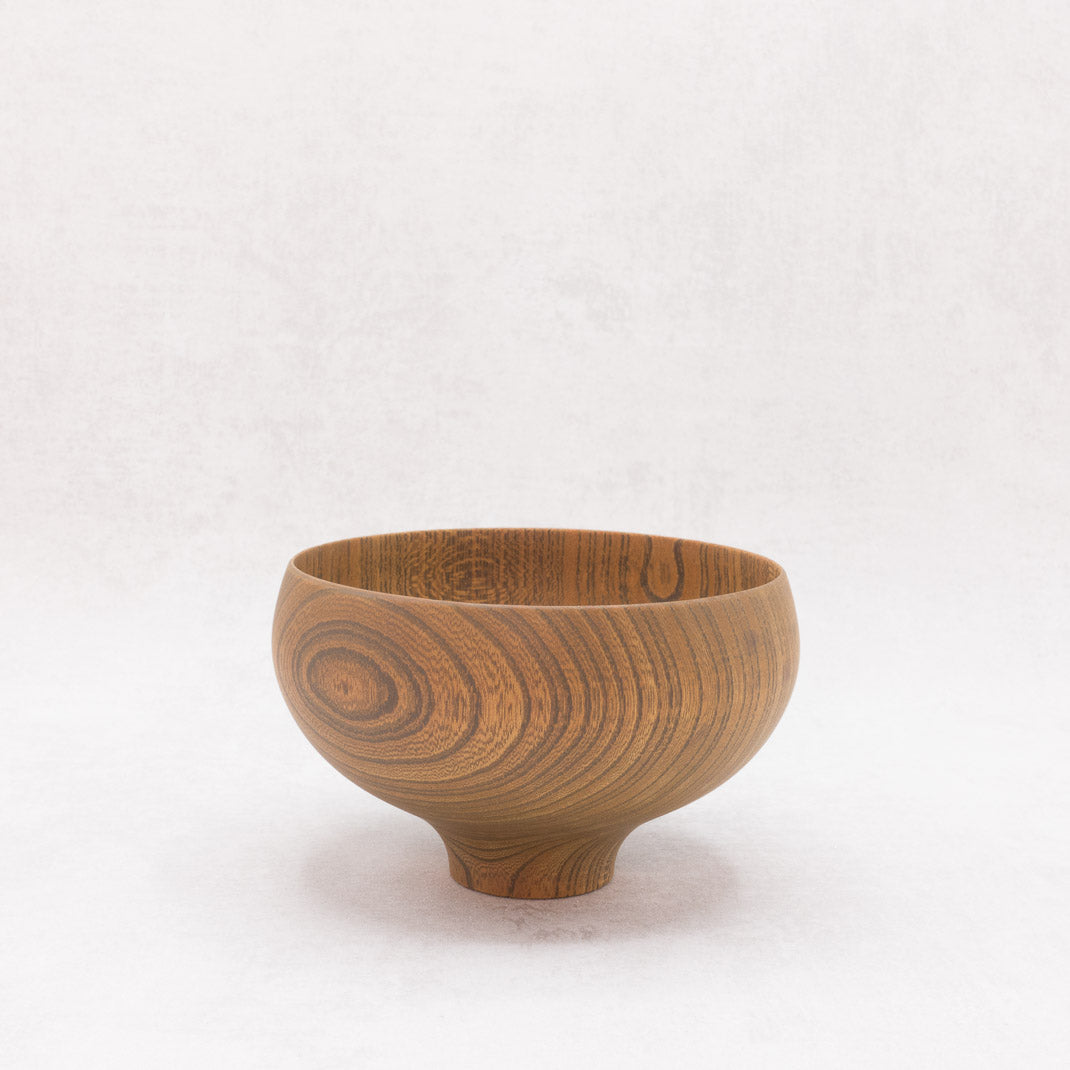 Bol rond en bois AEKA あえか (Smoke Gray)