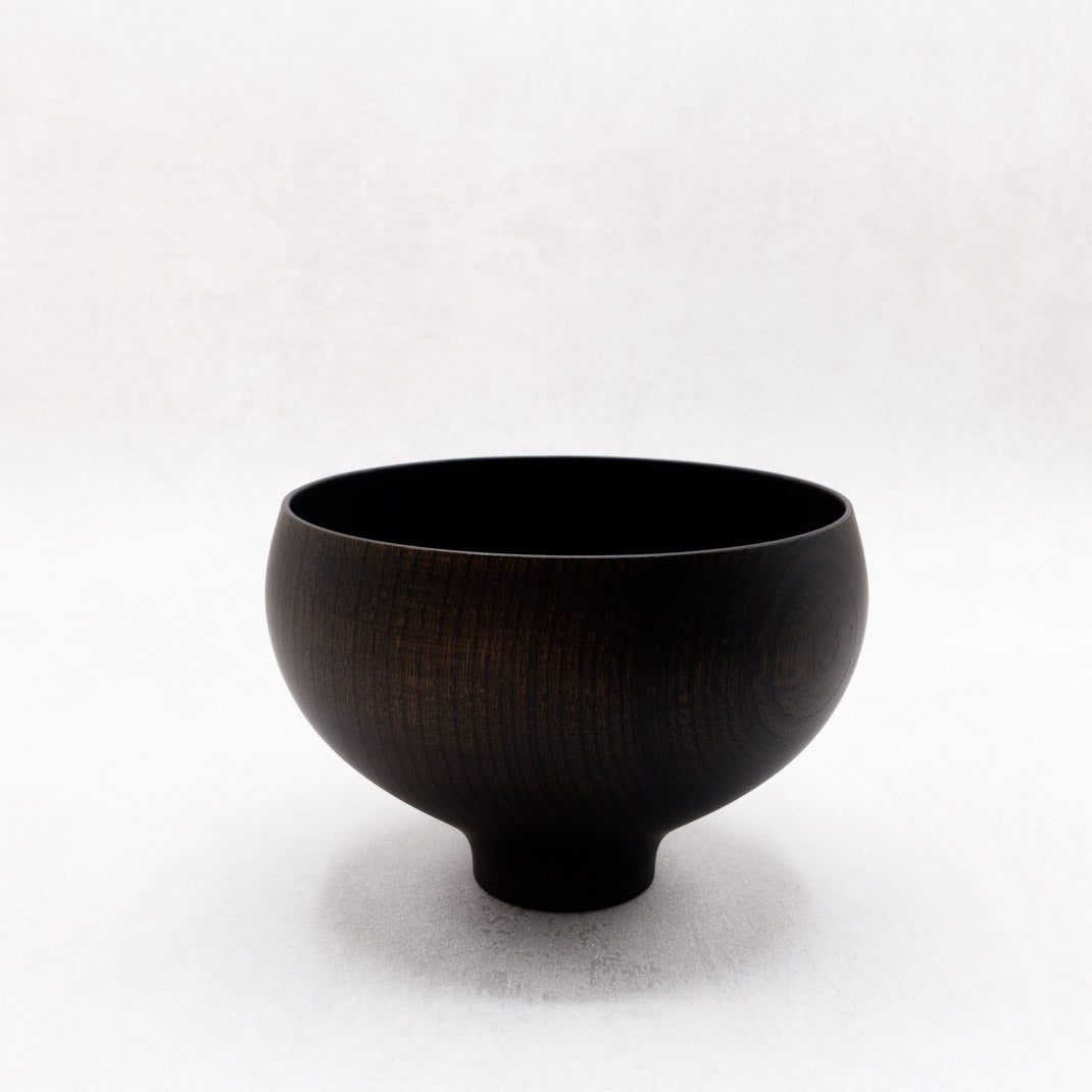 Round wooden ball AEKA あえか (Black)