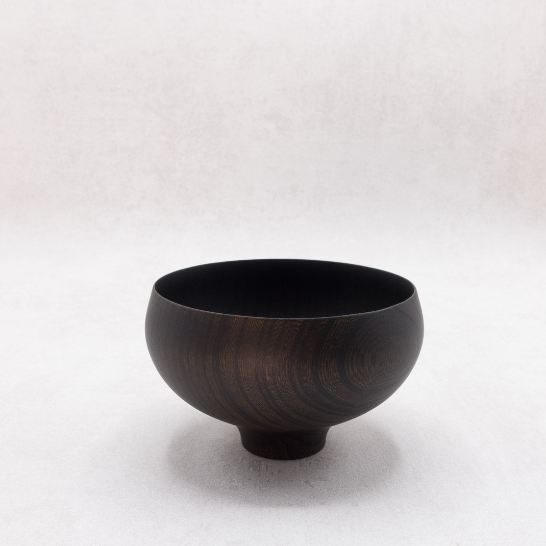 Round wooden ball AEKA あえか (Black)