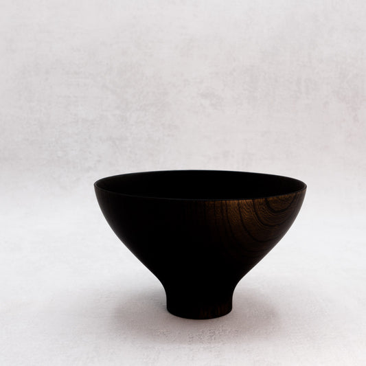 Wooden bowl AEKA あえか (Black)