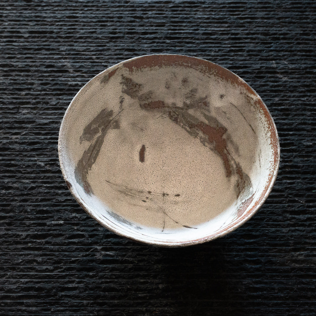 Large Ginnezu bowl 銀鼠 Ø 19.5 cm, unique piece