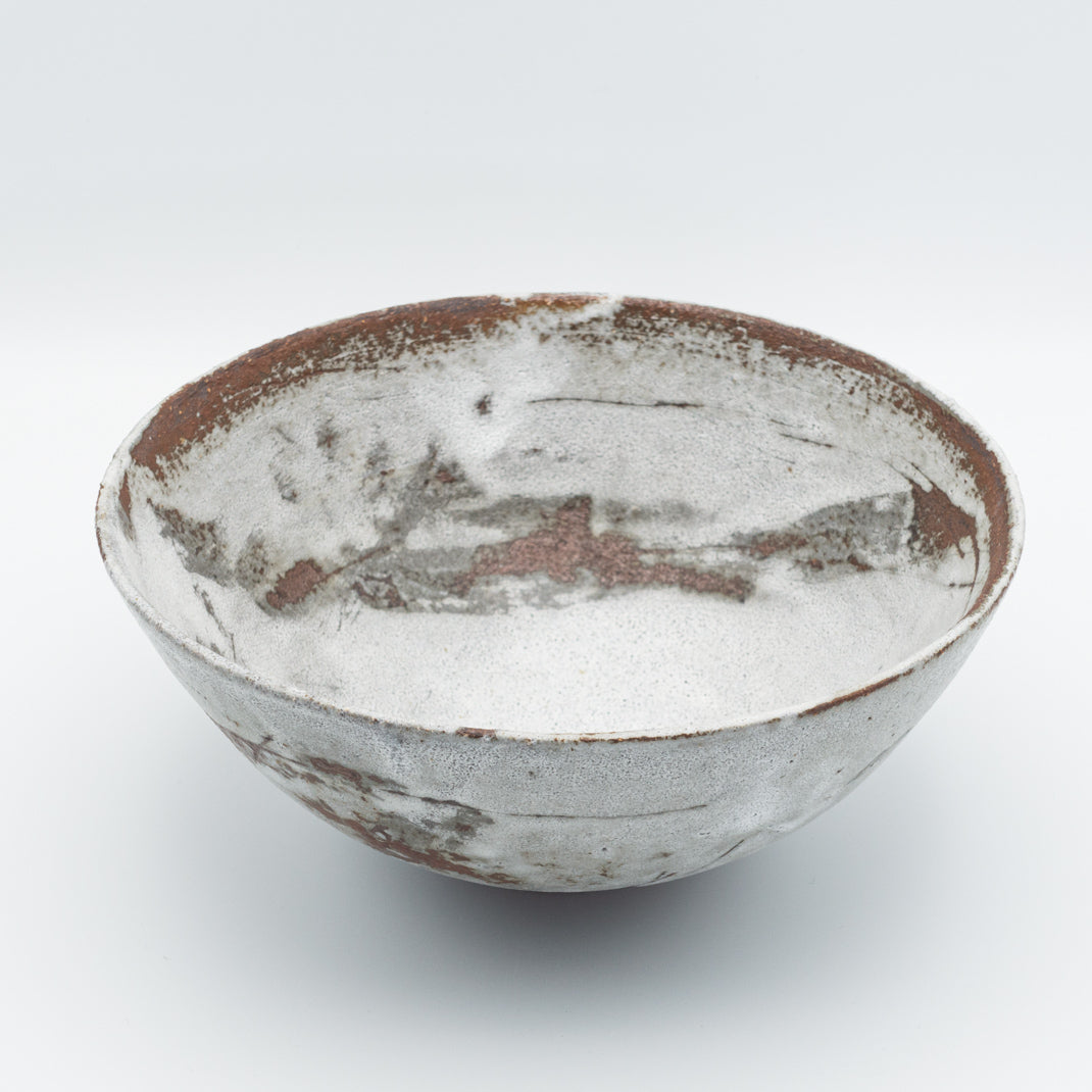 Large Ginnezu bowl 銀鼠 Ø 19.5 cm, unique piece