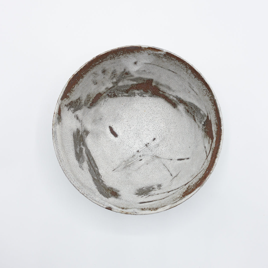 Large Ginnezu bowl 銀鼠 Ø 19.5 cm, unique piece