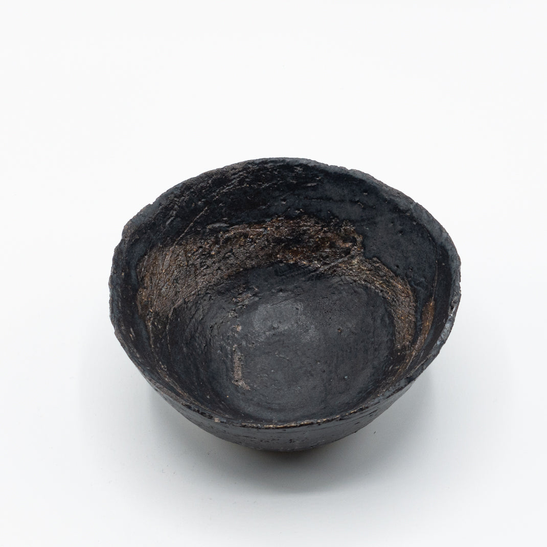 Small Iwahada rock surface bowl, unique piece