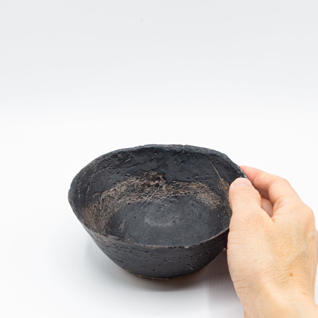 Small Iwahada rock surface bowl, unique piece