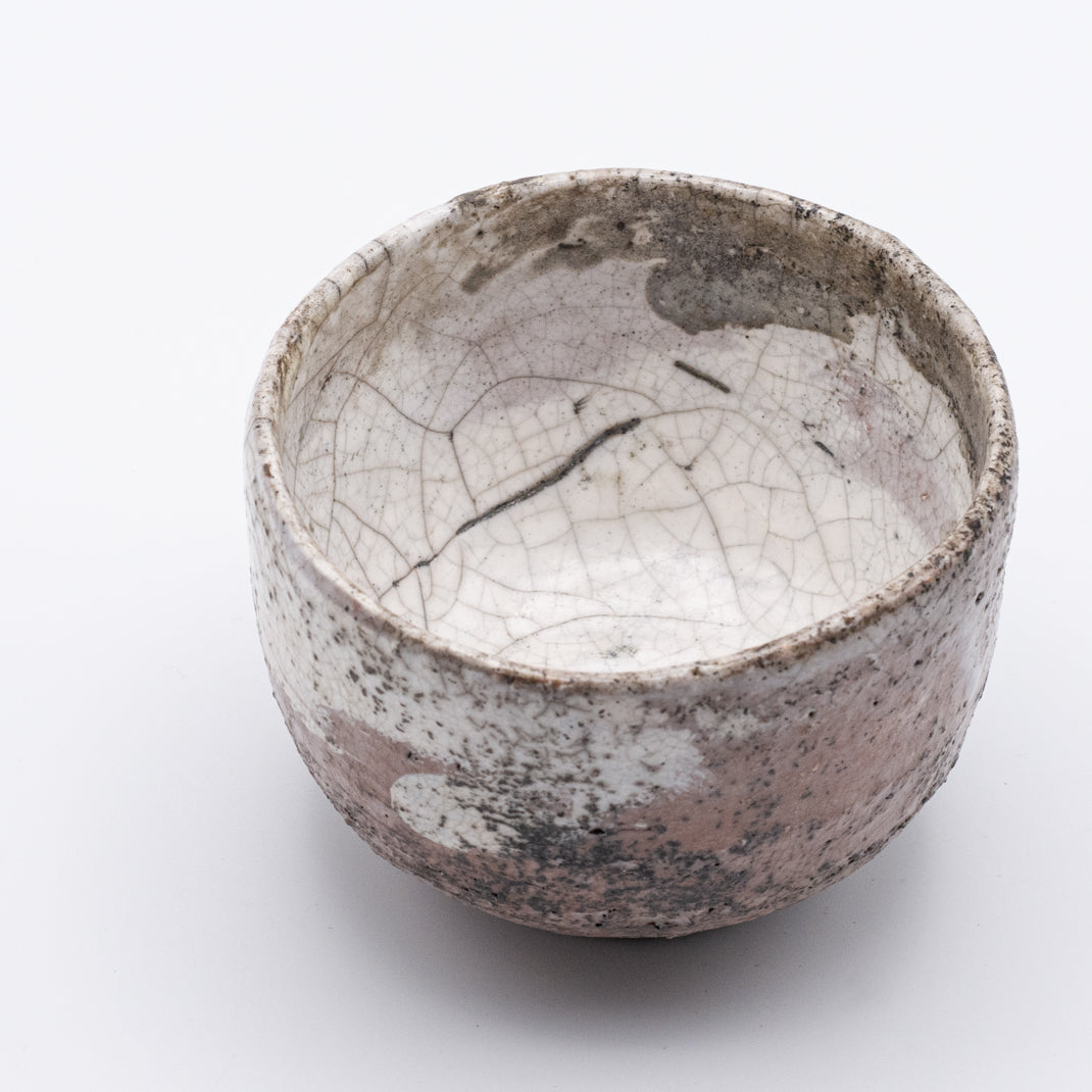 Matcha bowl Raku Sakura 桜, unique piece