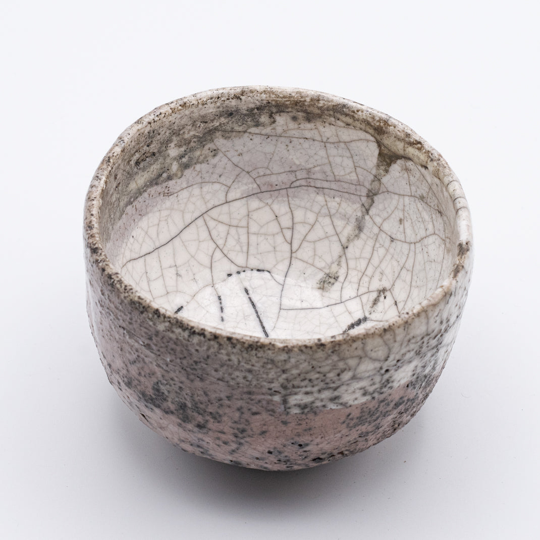 Matcha bowl Raku Sakura 桜, unique piece