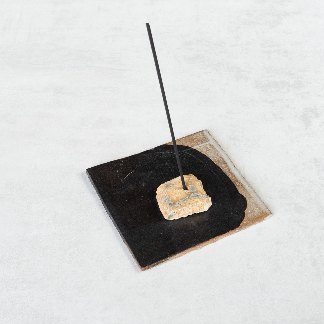Kawara 瓦 incense holder, unique piece