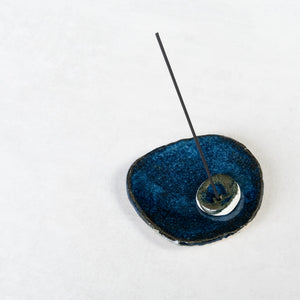 Konjyo 紺青 incense holder, unique piece