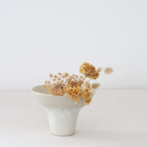 Small white vase