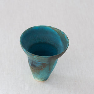 Small turquoise vase